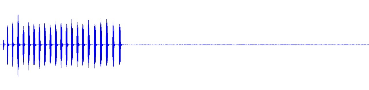 waveform for Aglaothorax bufonoides